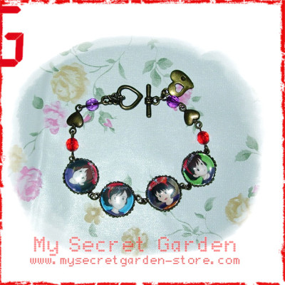 Kiki's Delivery Service anime Cabochon Bronze Bracelet  Kiki's Delivery Service anime Cabochon Bronze Bracelet